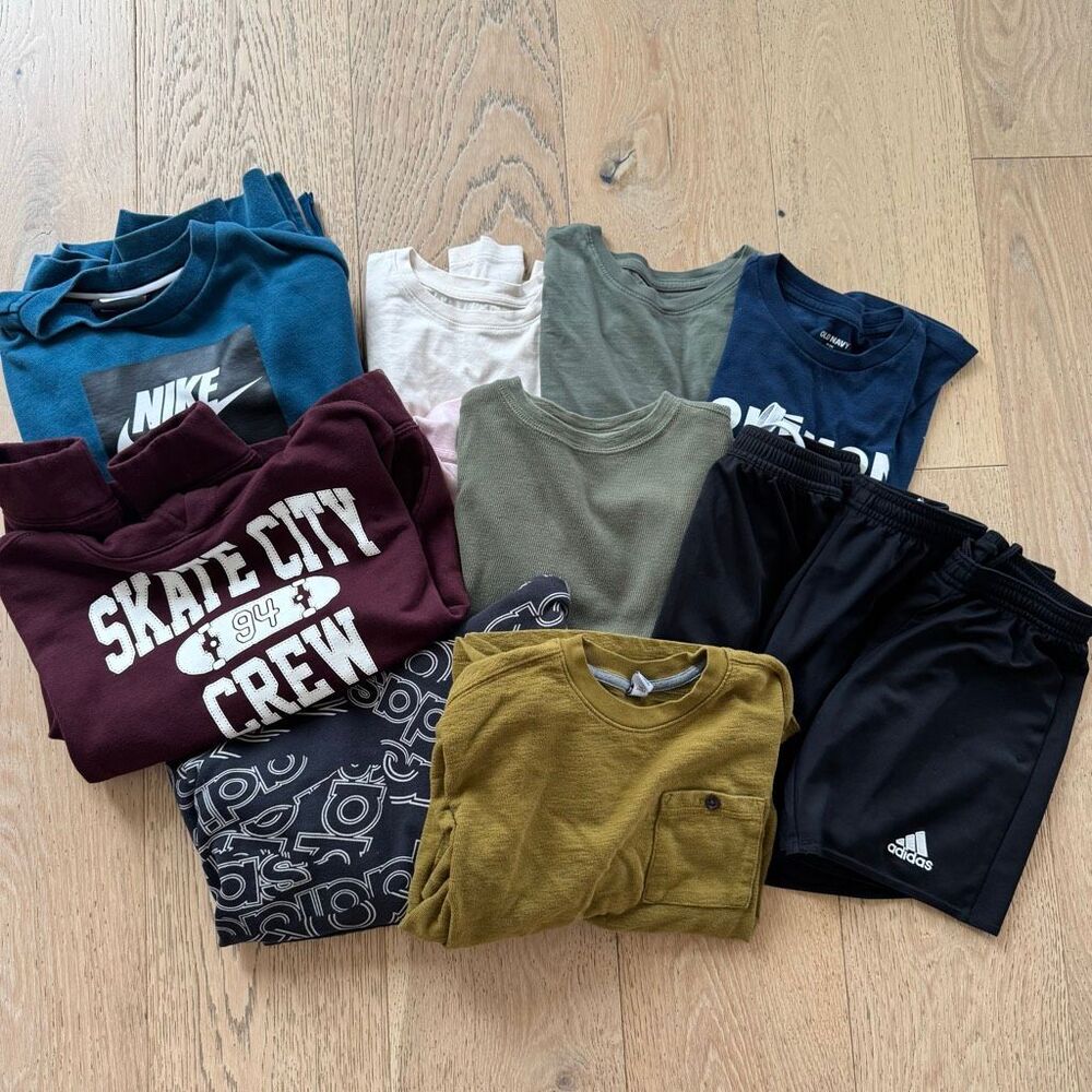 Bundle of Boys Size 6+ Old Gap Nike Adidas Hoodie Long Sleeve Organic Cotton